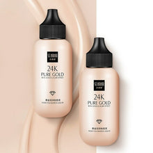 Load image into Gallery viewer, Cream Oil Control Waterproof Concealer 24K Gold Liquid Foundation