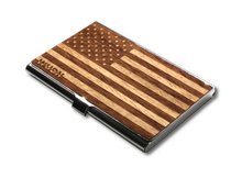 Load image into Gallery viewer, Handmade Wooden Business Card Holder