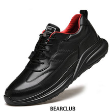 Load image into Gallery viewer, Men&#39;s Tennis Sneaker Genuine Cow Leather Leisure Shoes