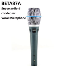 Load image into Gallery viewer, BETA87A Vocal microphone BETA87A condenser supercardioid vocalist