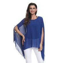 Load image into Gallery viewer, Chiffon Blouse Batwing