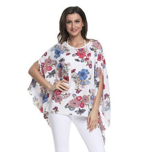 Load image into Gallery viewer, Chiffon Blouse Batwing