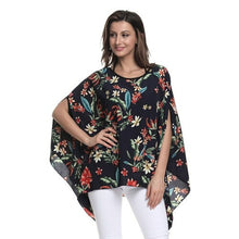 Load image into Gallery viewer, Chiffon Blouse Batwing