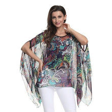Load image into Gallery viewer, Chiffon Blouse Batwing