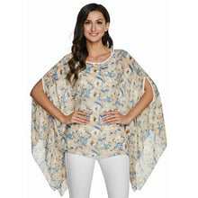 Load image into Gallery viewer, Chiffon Blouse Batwing