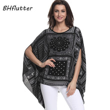 Load image into Gallery viewer, Chiffon Blouse Batwing