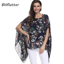 Load image into Gallery viewer, Chiffon Blouse Batwing