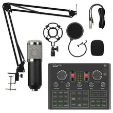 Load image into Gallery viewer, BM800 Condenser Microphone Sound Card V9X PRO Mixer Live Broadcast