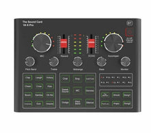 Load image into Gallery viewer, BM800 Condenser Microphone Sound Card V9X PRO Mixer Live Broadcast