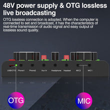 Load image into Gallery viewer, BM800 Condenser Microphone Sound Card V9X PRO Mixer Live Broadcast