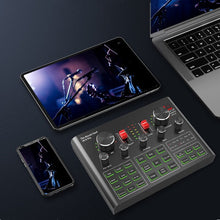 Load image into Gallery viewer, BM800 Condenser Microphone Sound Card V9X PRO Mixer Live Broadcast