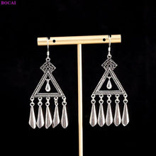 Load image into Gallery viewer, 100% 925 Sterling silver earring Fashion Thai silver Handmade - Sophornlilly
