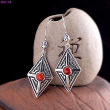 Load image into Gallery viewer, I 100% S925 Sterling silver earrings Fashion South rutile - Sophornlilly