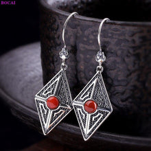 Load image into Gallery viewer, I 100% S925 Sterling silver earrings Fashion South rutile - Sophornlilly