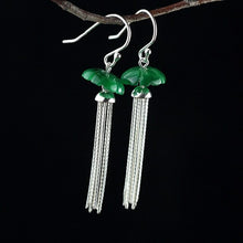 Load image into Gallery viewer, 100% S925 Sterling silver earrings Fashion Thai silver Jasper - Sophornlilly