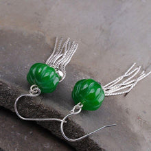 Load image into Gallery viewer, 100% S925 Sterling silver earrings Fashion Thai silver Jasper - Sophornlilly