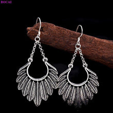Load image into Gallery viewer, 100% S925 Sterling silver earrings Personality Thai silver - Sophornlilly
