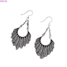 Load image into Gallery viewer, 100% S925 Sterling silver earrings Personality Thai silver - Sophornlilly