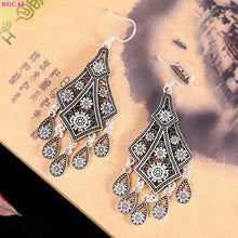 Load image into Gallery viewer, 100% S925 Sterling silver earrings Thai silver Handmade Retro - Sophornlilly