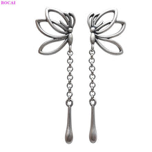 Load image into Gallery viewer, sterling silver earrings Fashion Thai silver personality