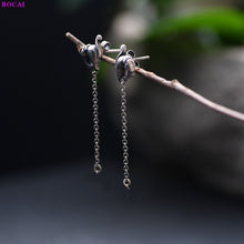 Load image into Gallery viewer, sterling silver earrings Fashion Thai silver personality