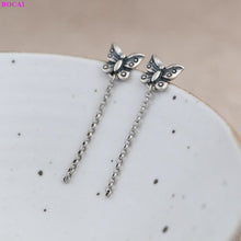 Load image into Gallery viewer, sterling silver earrings Fashion Thai silver personality