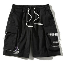 Load image into Gallery viewer, Men Cargo Shorts Summer Men's High Street Letter Print