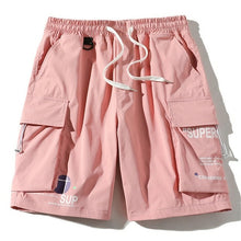 Load image into Gallery viewer, Men Cargo Shorts Summer Men's High Street Letter Print