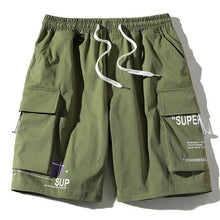 Load image into Gallery viewer, Men Cargo Shorts Summer Men's High Street Letter Print