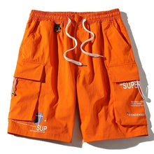 Load image into Gallery viewer, Men Cargo Shorts Summer Men's High Street Letter Print