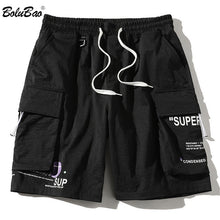 Load image into Gallery viewer, Men Cargo Shorts Summer Men's High Street Letter Print