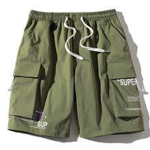 Load image into Gallery viewer, Men Cargo Shorts Summer Men's High Street Letter Print