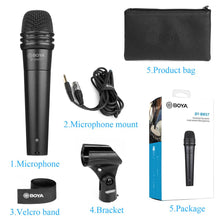 Load image into Gallery viewer, BOYA BY BM57 Cardioid Dynamic Microphone 6.35mm Output Aluminum Zinc
