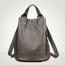 Load image into Gallery viewer, Backpack Women Leather School Bags For Teenage Girls Fashion