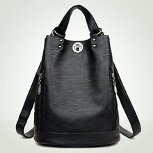 Load image into Gallery viewer, Backpack Women Leather School Bags For Teenage Girls Fashion