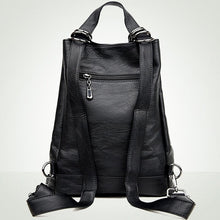 Load image into Gallery viewer, Backpack Women Leather School Bags For Teenage Girls Fashion