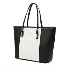 Load image into Gallery viewer, Bag Fashion Women Leather Handbag Brief Shoulder Bags Black White