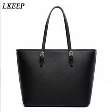 Load image into Gallery viewer, Bag Fashion Women Leather Handbag Brief Shoulder Bags Black White