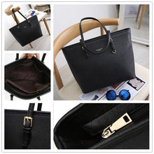 Load image into Gallery viewer, Bag Fashion Women Leather Handbag Brief Shoulder Bags Black White