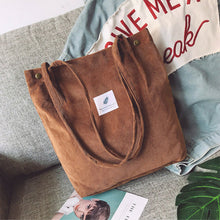 Load image into Gallery viewer, Corduroy Shoulder Bag