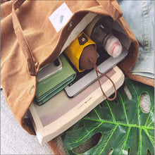 Load image into Gallery viewer, Corduroy Shoulder Bag