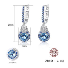 Load image into Gallery viewer, Bague Ringen Sterling Silver 925 Jewelry Water Drop Shaped Earrings