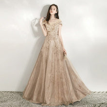 Load image into Gallery viewer, Banquet evening dress women new host party dress temperament thin