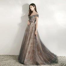 Load image into Gallery viewer, Banquet evening dress women new host party dress temperament thin