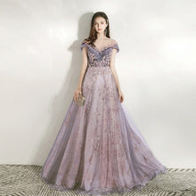 Load image into Gallery viewer, Banquet evening dress women new host party dress temperament thin