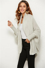 Load image into Gallery viewer, Batwing Sleeve Knitwear Cardigan