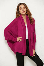 Load image into Gallery viewer, Batwing Sleeve Knitwear Cardigan