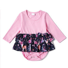 Load image into Gallery viewer, Bear Leader Family Matching Outfits Fashion Girls Patchwork Floral