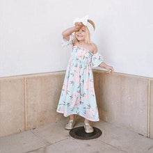 Load image into Gallery viewer, Bear Leader Summer Floral Dresses Family Matching Outfits Fashion