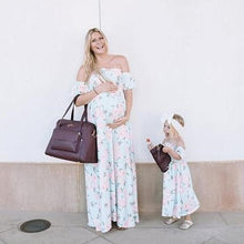 Load image into Gallery viewer, Bear Leader Summer Floral Dresses Family Matching Outfits Fashion